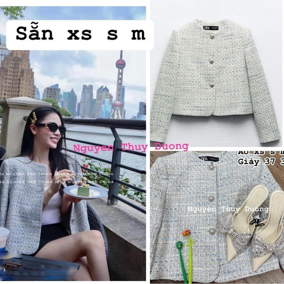 Brand new zara crop jacket size xs - Picture 4 of 7